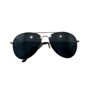 RAY-BAN Gold Frame Sunglasses